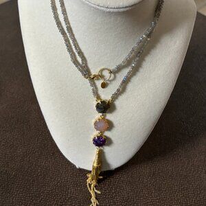 Kanupriya IN 925 Quartz 26 Inch Necklace